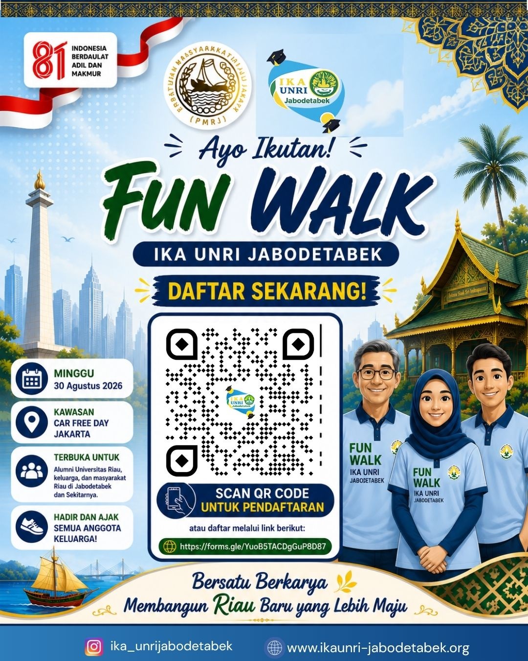 Fun Walk IKA Jabodetabek Unri 2026